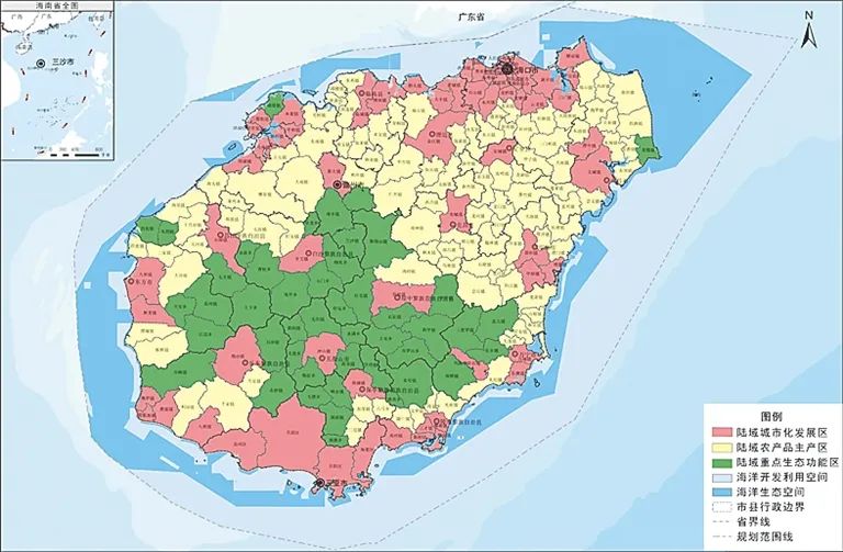 海南省国土空间规划（2020-2035）公开征求意见版发布