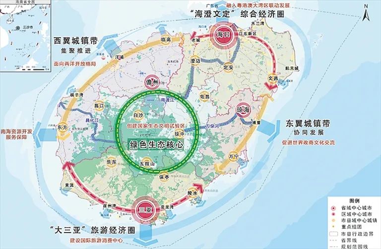 海南省国土空间规划（2020-2035）公开征求意见版发布