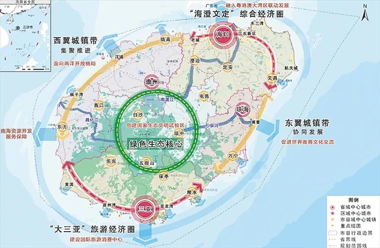 海南省国土空间规划（2020-2035）公开征求意见版发布